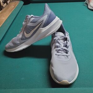 Nike Blue and White Sneakers